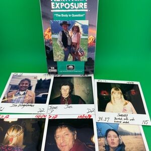 LOT 6 - Vintage Northern Exposure Production Polaroid Photos with bonus VHS